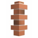 Угол наружный Docke Флемиш 174х174х420мм красный жженый_1