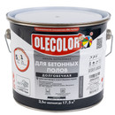Эмаль акриловая для бетонных полов Olecolor серая матовая 3,5кг