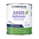 Изображение товара Краска для влажных помещениий Oasis Bathroom полуматовая 0,9л Finncolor