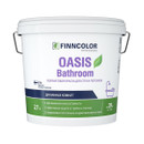 Изображение товара Краска для влажных помещениий Oasis Bathroom полуматовая 2,7л Finncolor