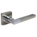 Изображение товара Комплект ручек Аллюр Арт Венсан матовый никель/хром (2682)