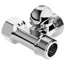 Изображение товара Кран шаровый Miraya для подключения сантехприборов ВР-НР-НР 1/2"х3/4"х1/2"