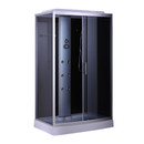 Душевая кабина Comforty низкий поддон 120х80см стекло тонированное 5мм_1