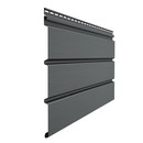 Софит виниловый Docke Premium без перфорации 1,1х305мм графит 3м_1