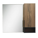 Зеркало-шкаф COMFORTY "Штутгарт-90", дуб тёмно-коричневый (4151038)