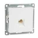 Механизм розетки компьютерной RJ45 5E AtlasDesign белый IP20 Systeme Electric