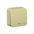 Изображение товара Выключатель 1-клавишный накладной с подсветкой Systeme Electric Blanca, бежевый