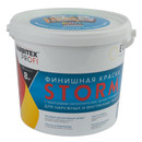 Краска финишная FARBITEX PROFI Storm с кварцевым наполнителем белый перламутр 5 л_1