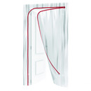 Изображение товара Пленочная дверь на молнии 220x120 см с малярной лентой