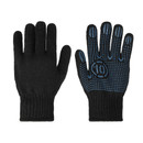 Перчатки х/б с ПВХ 5 нитей 7 класс черные_1