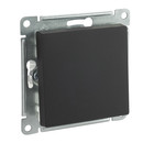 Механизм выключателя одноклавишный AtlasDesign карбон IP20 Systeme Electric