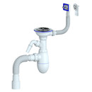 Изображение товара Сифон для кухни 3 1/2" 40/50 с отводом Unicorn