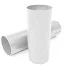 Труба соединительная сигнально-белый RAL 9003 OSNO 125х90х1000 мм_1