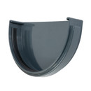 Заглушка желоба Docke Standard серая 120 мм