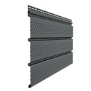 Изображение товара Софит виниловый Docke Premium перфорированный 1,1х305мм графит 3м