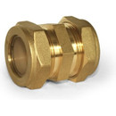 Изображение товара Муфта обжимная латунная для нержавеющей трубы 25х20 Lavita