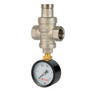 Редуктор давления поршневой с манометром HLV_1