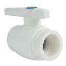 Кран шаровый полипропиленовый 50мм с ручкой полнопроходной RTP_1