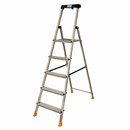 Стремянка алюминиевая 5 ступеней с органайзером 1,05м Krause Safety_1