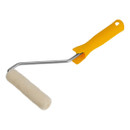 Изображение товара Валик с ручкой 110мм велюр, ядро 16мм, ворс 5мм, бюгель 6мм Сибртех