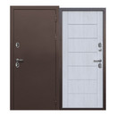 Дверь входная металлическая с терморазрывом Ferroni Isoterma медный антик/астана милки 960 мм правая