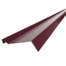 Планка примыкания для гибкой черепицы 20х45х20х20х2000 мм, красное вино