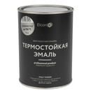 Эмаль термостойкая Elcon серебристая (до +700°С) матовая 0,8кг