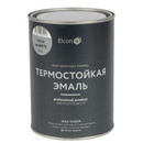 Эмаль термостойкая Elcon серая (до +400°С) матовая 0,8кг
