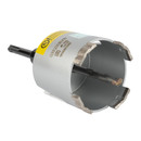 Коронка алмазная по бетону&nbsp;Hilberg Laser 72х60 4хM16 SDS+&nbsp;с&nbsp;центрирующим&nbsp;сверлом_1