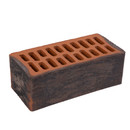 Кирпич облицовочный полуторный пустотелый М150-200 смог рустик Винзер_1