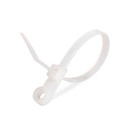 Изображение товара Хомут-стяжка нейлоновый с монтажным отверстием 4х150 белый 100 шт Fortisflex