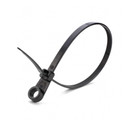Изображение товара Хомут-стяжка нейлоновый с монтажным отверстием 4х110 черный 100 шт Fortisflex