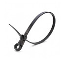Изображение товара Хомут-стяжка нейлоновый с монтажным отверстием 4х150 черный 100 шт Fortisflex