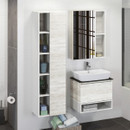 Зеркало-шкаф Comforty Прага-60 дуб белый 00004147599CF_1