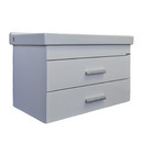 Тумба подвесная Comforty Никосия-80П с раковиной Fest 80 белый глянец_1