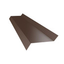 Изображение товара Планка отлива 180х30х2000 0,45 мм коричневый шоколад