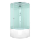 Душевая кабина Domani-spa Simple высокий поддон 90х90см стекло матовое 5мм_1