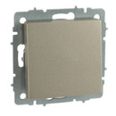 Механизм выключателя одноклавишный Brite шампань IP20 IEK_1