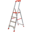 Стремянка алюминиевая 4 ступени профессиональная с органайзером 0,86м Новая высота_1