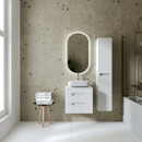 Шкаф пенал подвесной Viant Марсель 30 белый глянцевый_1