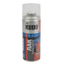 Лак аэрозольный термостойкий (до+250°С) KUDO (9006) 0,52л
