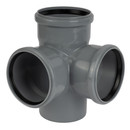 Изображение товара Крестовина канализационная двухплоскостная 110х110х110мм 87° RTP