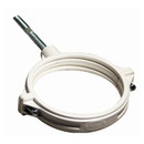 Изображение товара Хомут Sinikon Комфорт Плюс ПП 110 белый со шпилькой и дюбелем