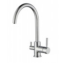 Изображение товара Смеситель для кухни Emar Steel ЕС-3007 с подачей фильтрованной воды хром