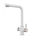 Изображение товара Смеситель для кухни Milacio Ultra 553 с подачей фильтрованной воды белый MCU.553.WH