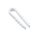 Изображение товара Дюбель-хомут для круглого кабеля 5-10 мм белый 50 шт