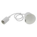 Изображение товара Патрон с подвесом Эра Е27 пластиковый, белый