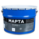 Грунт-эмаль по ржавчине 3в1 Марта белая глянцевая 10кг_1