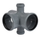 Изображение товара Крестовина-пятерник канализационная 110х110х50х50мм 87° RTP