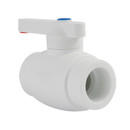 Изображение товара Кран шаровый полипропиленовый 32мм с ручкой полнопроходной RTP